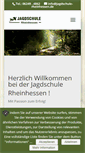 Mobile Screenshot of jagdschule-rheinhessen.de